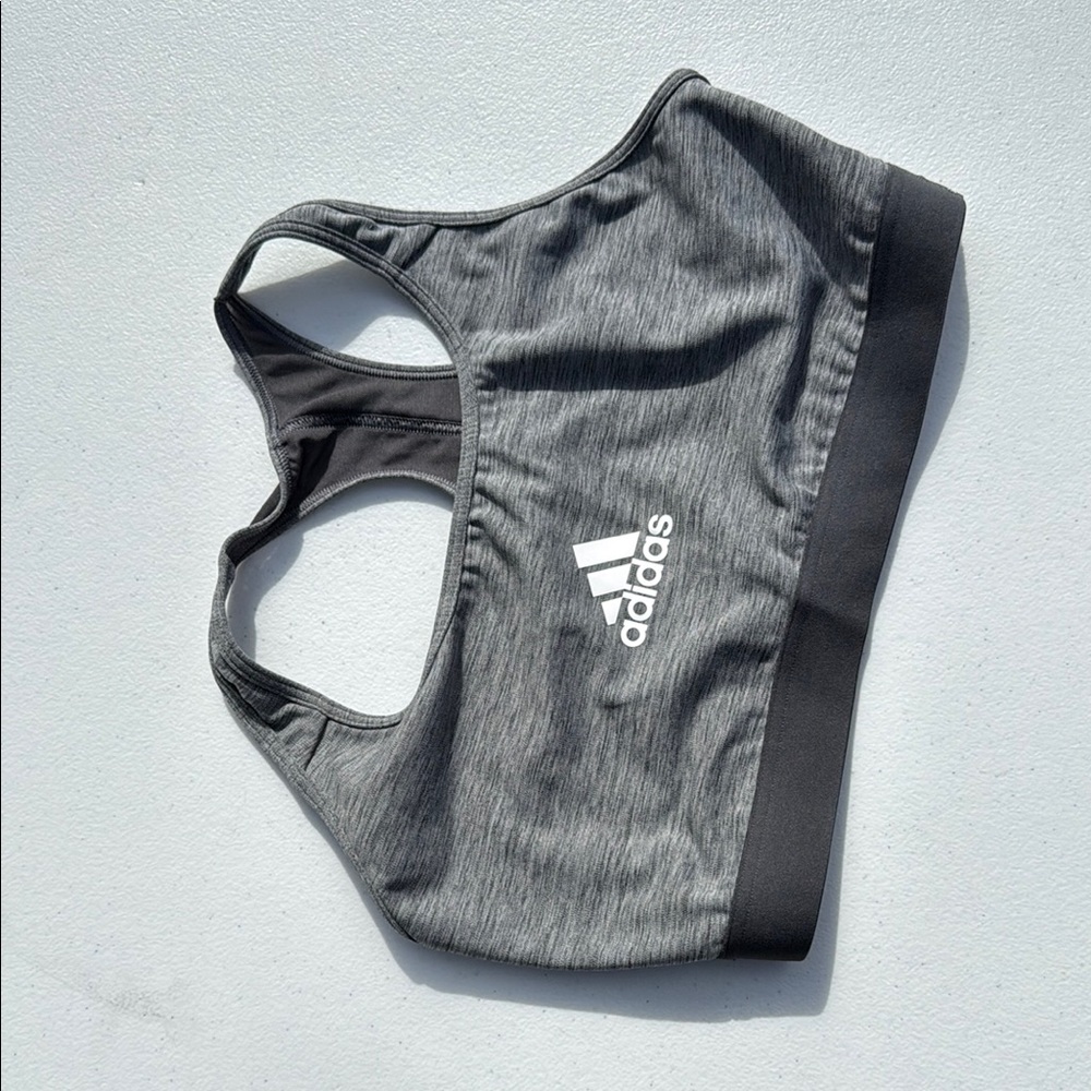 Adidas Gray Sports Bra